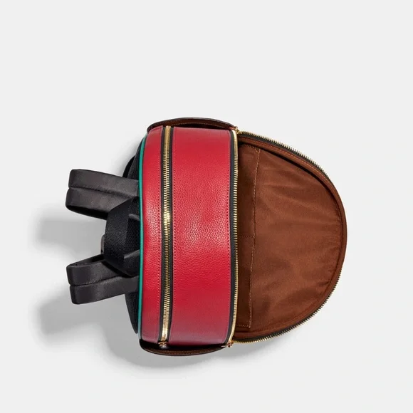 ✨RARE✨ COACH Court Backpack In Colorblock - Picture 4 of 10